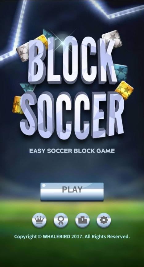 Captura de Tela do Jogo Block Soccer - Brick Football