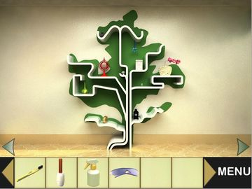 Green Spirits Home Escape Game Screenshot