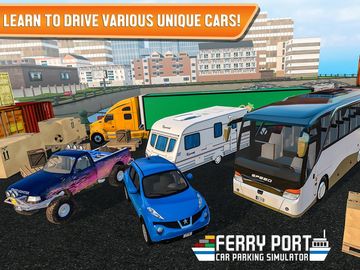 Ferry Port Trucker Parking Sim Game Screenshot