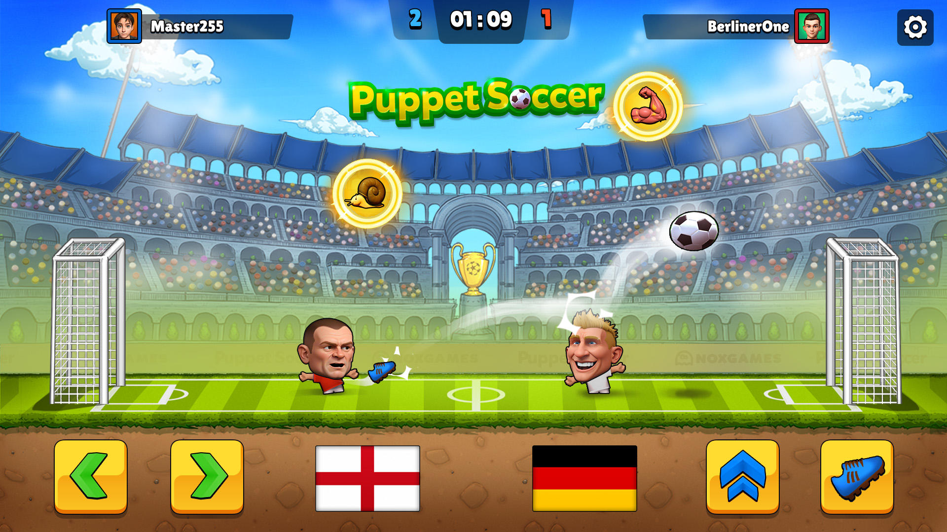 Puppet Soccer - Football Game Screenshot