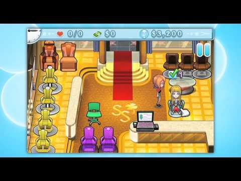 Screenshot of the video of Sally's Salon Luxury Edition