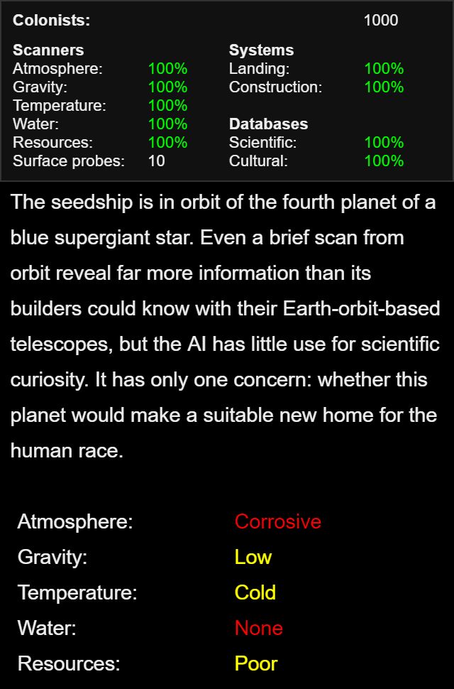 Seedship screenshot game