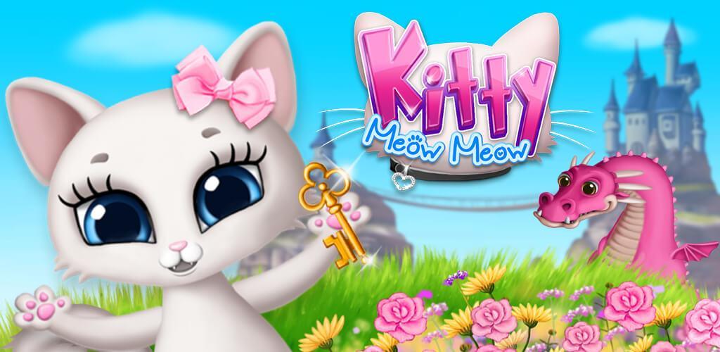 Banner of Kitty Meow Meow - 我可愛的貓日托和樂趣 4.0.9