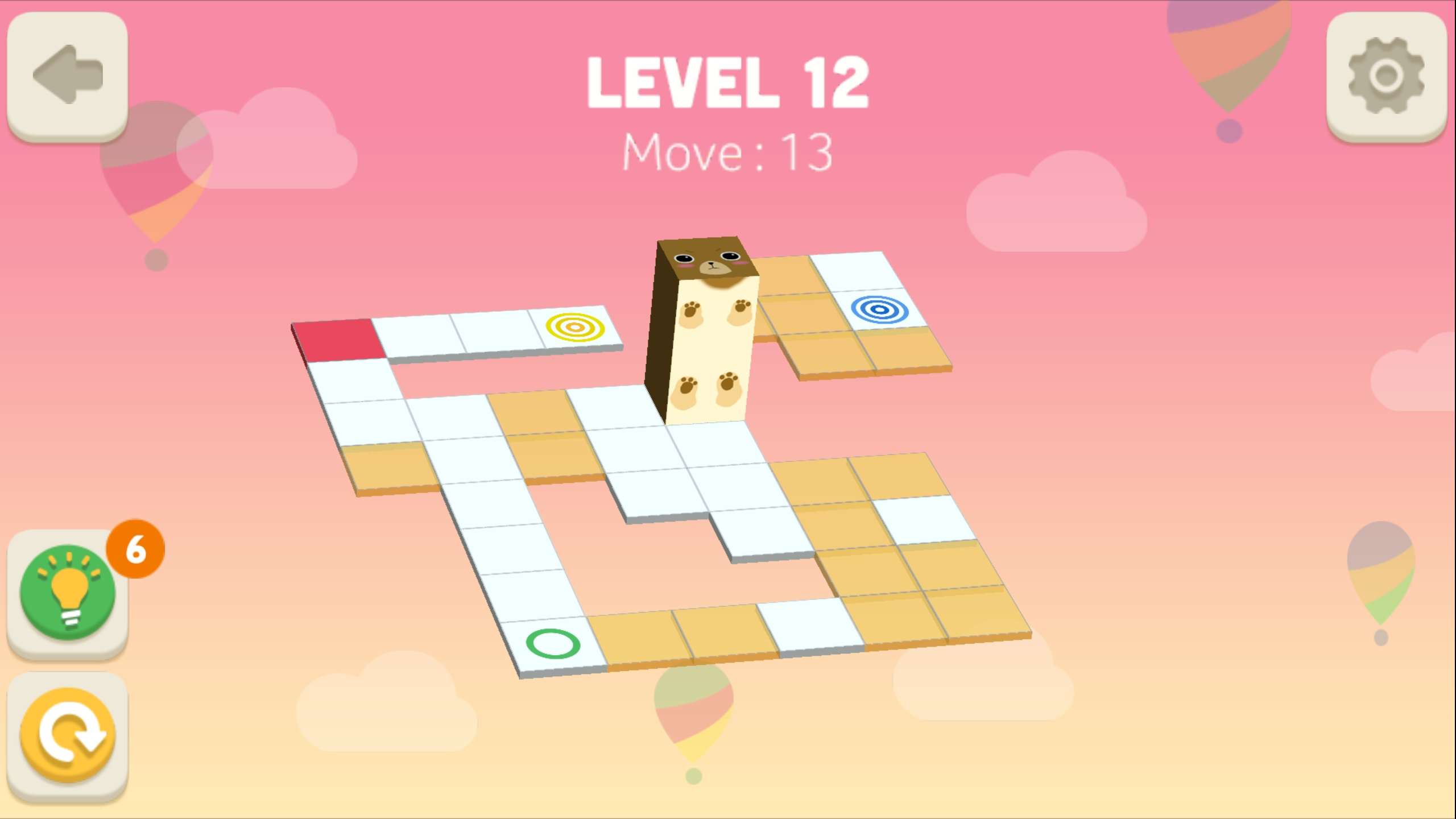 Bloxorz: Roll the Block Game Screenshot