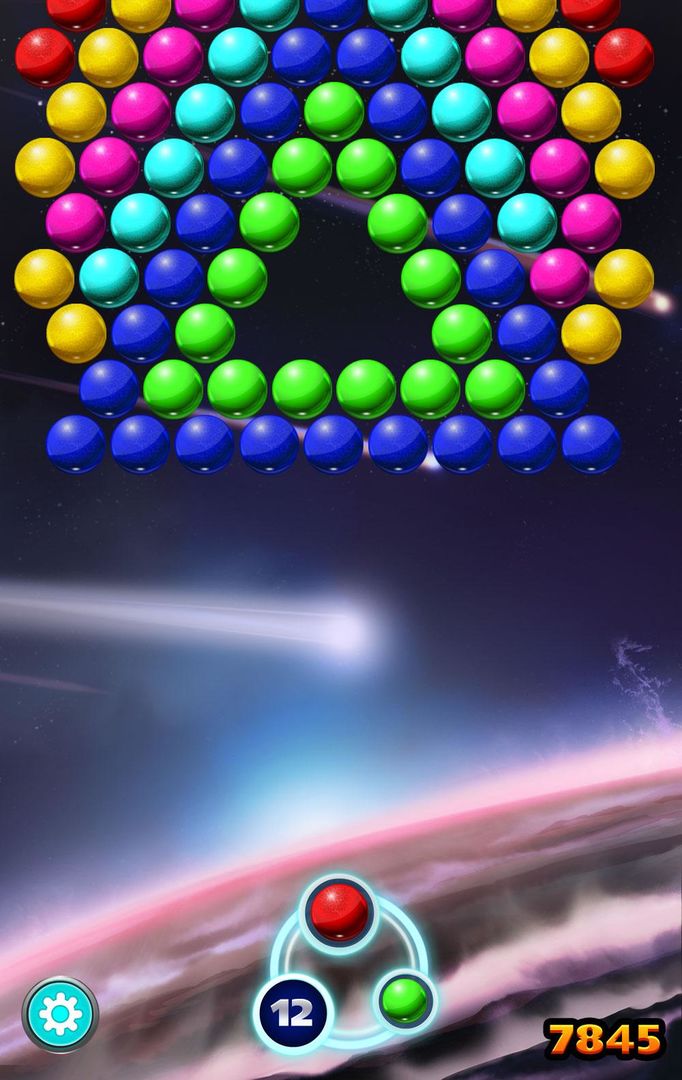 Bubble Shooter Galaxy 게임 스크린 샷