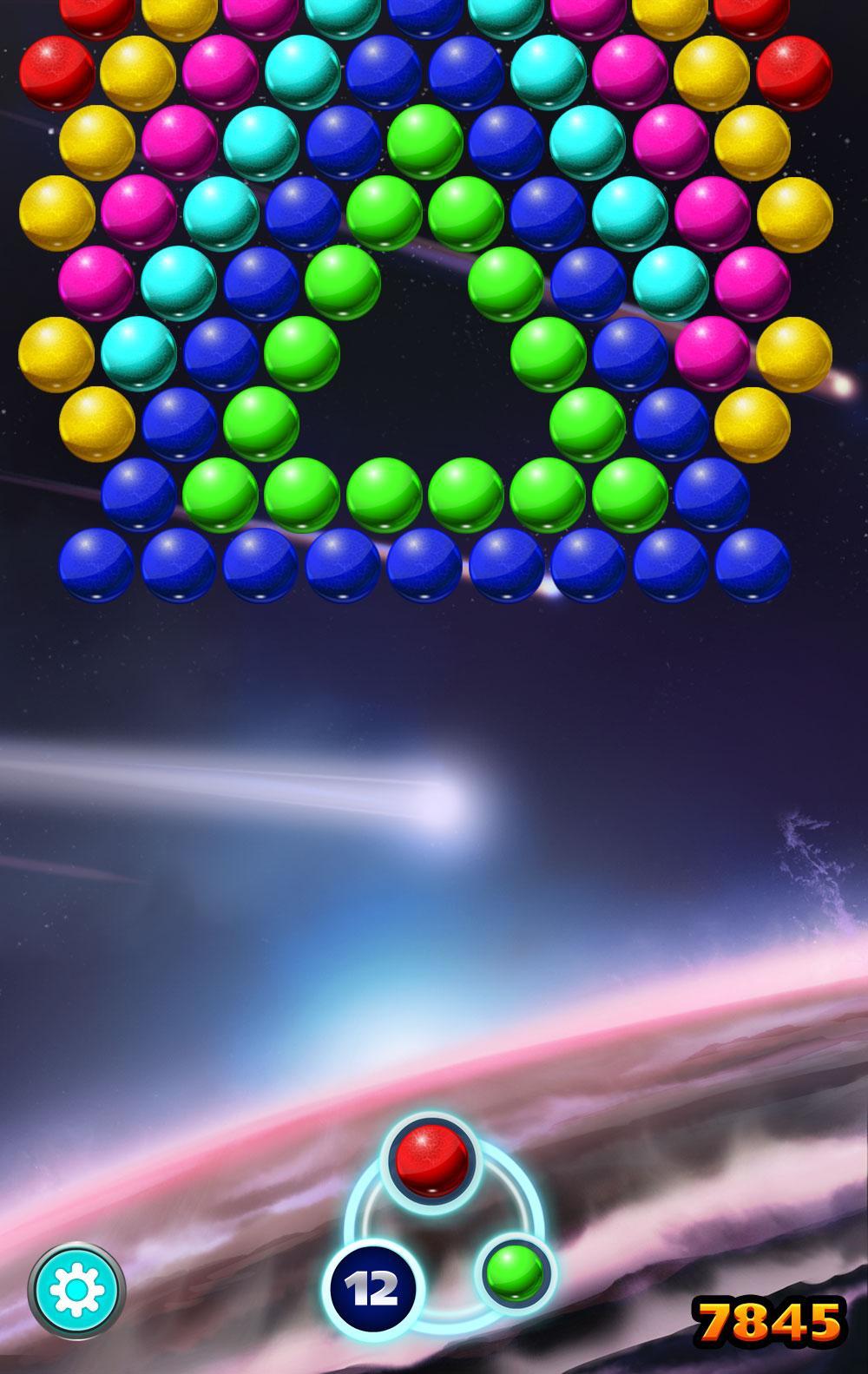 Bubble Shooter Galaxy Game Screenshot