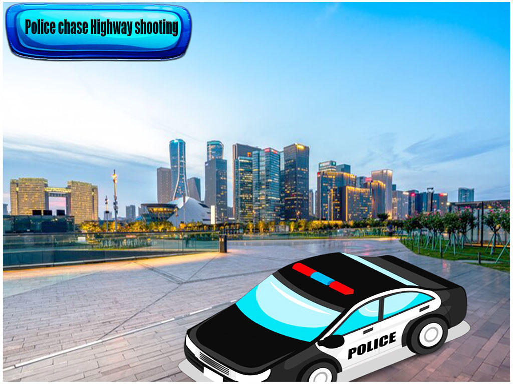 Police chase highway shooting Game Screenshot