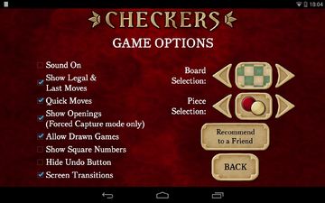 Checkers Pro Game Screenshot