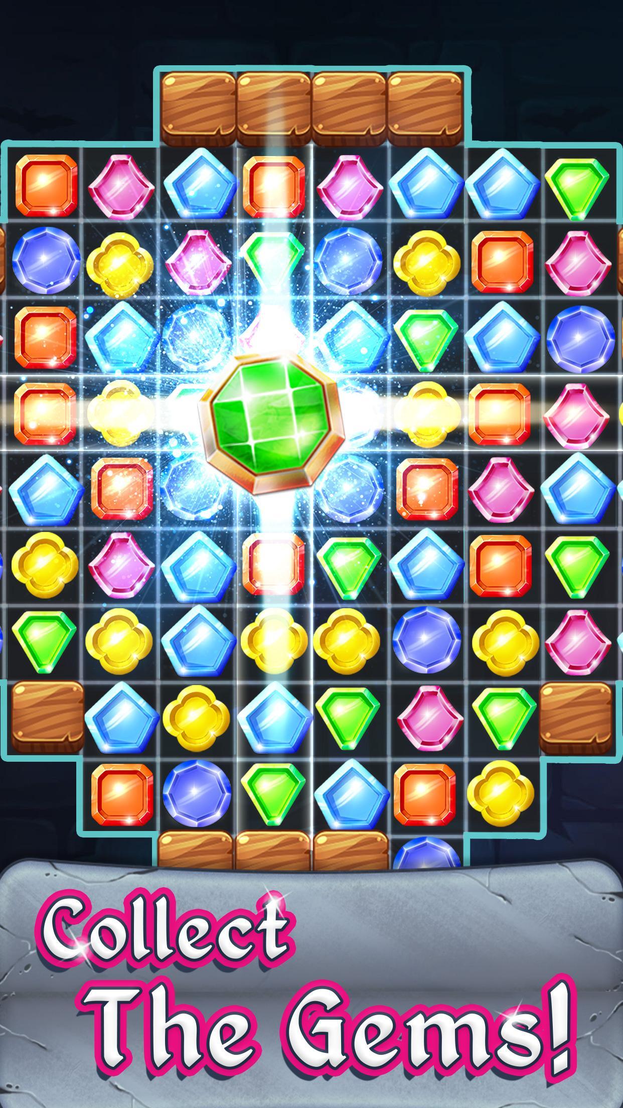 Diamond Cave Match 3 Game Screenshot