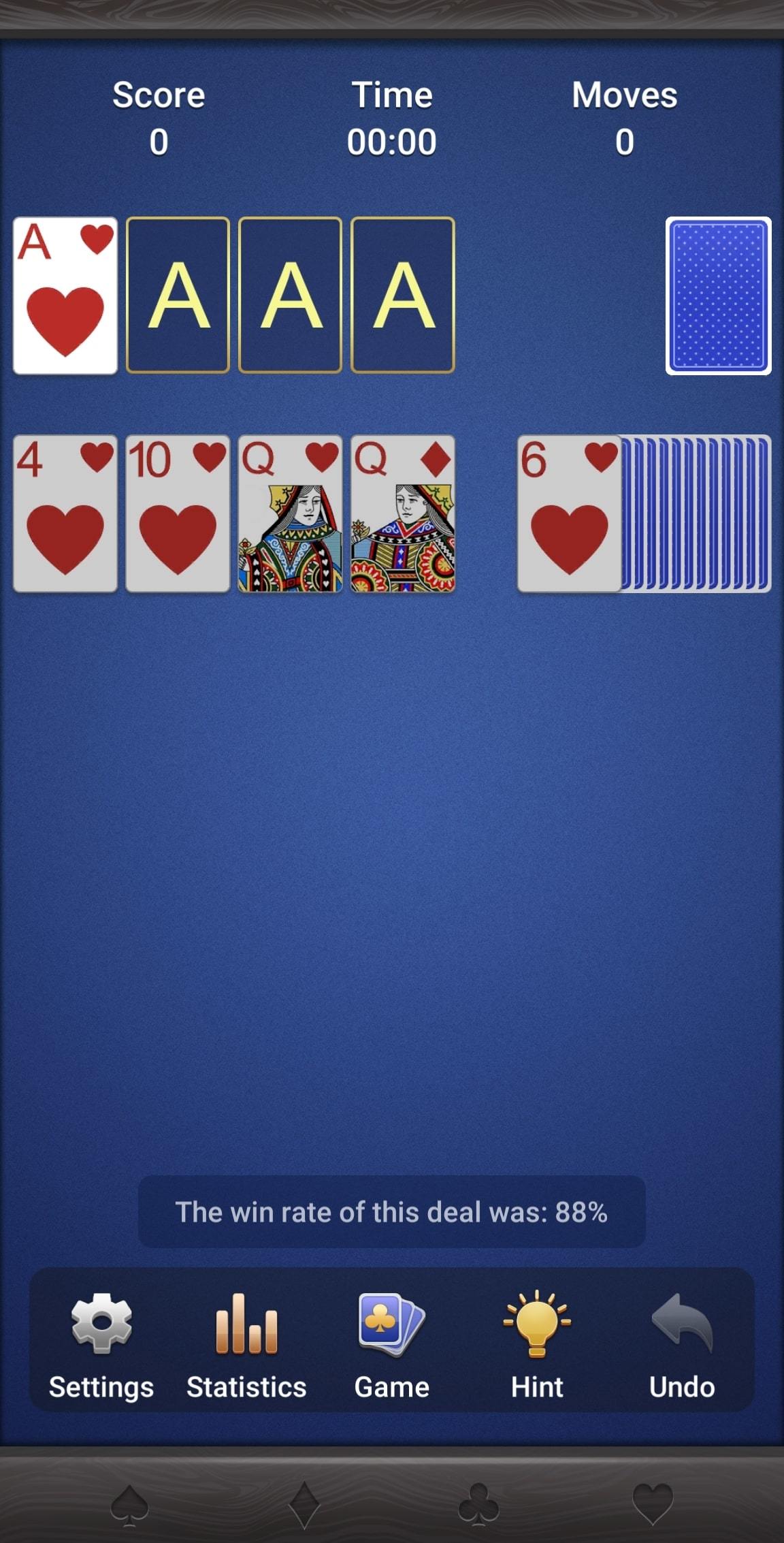 Canfield Solitaire screenshot game
