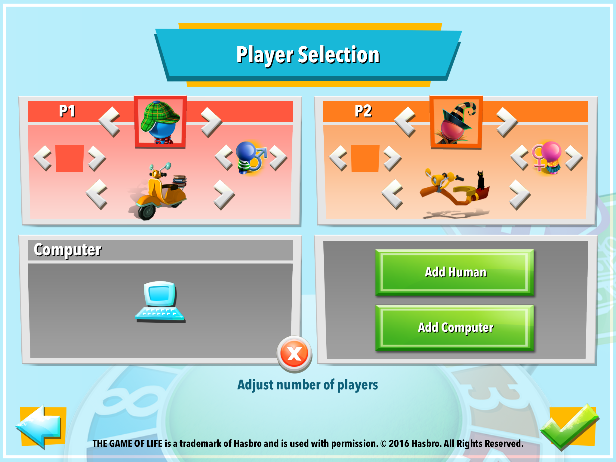 The Game of Life Game Screenshot