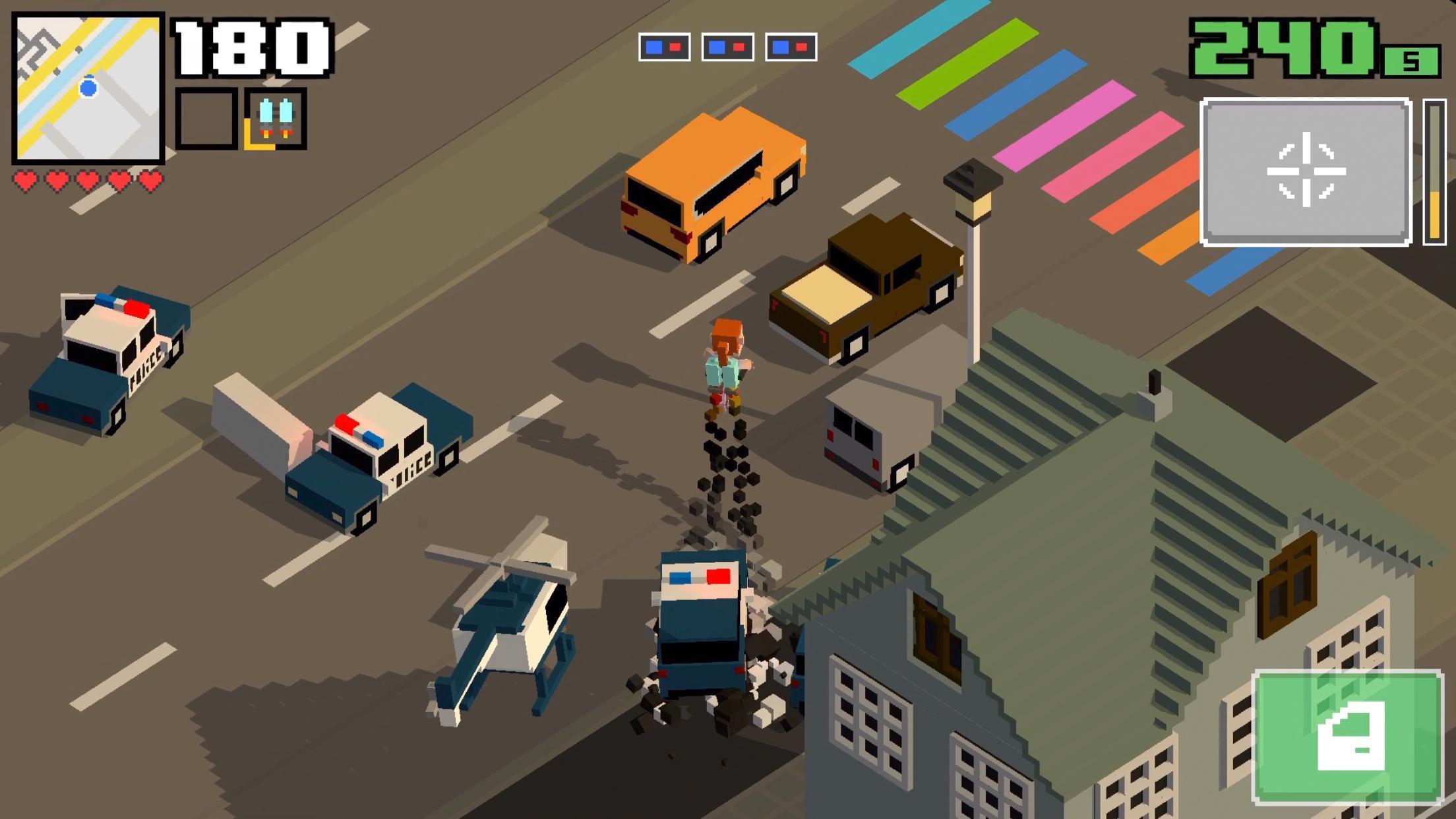 Smashy Road: Wanted 2 Game Screenshot