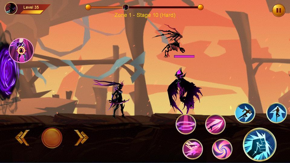 Shadow fighter 2: Ninja games ภาพหน้าจอเกม
