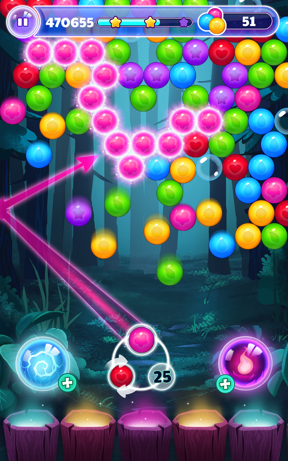 Cuplikan Layar Game Magic Bubble Pop