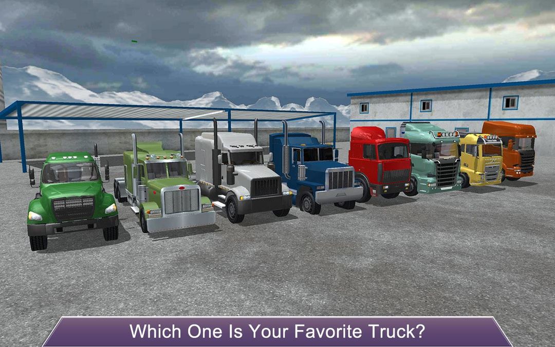 미국 트럭 운전사 : 시애틀 언덕 게임 스크린 샷