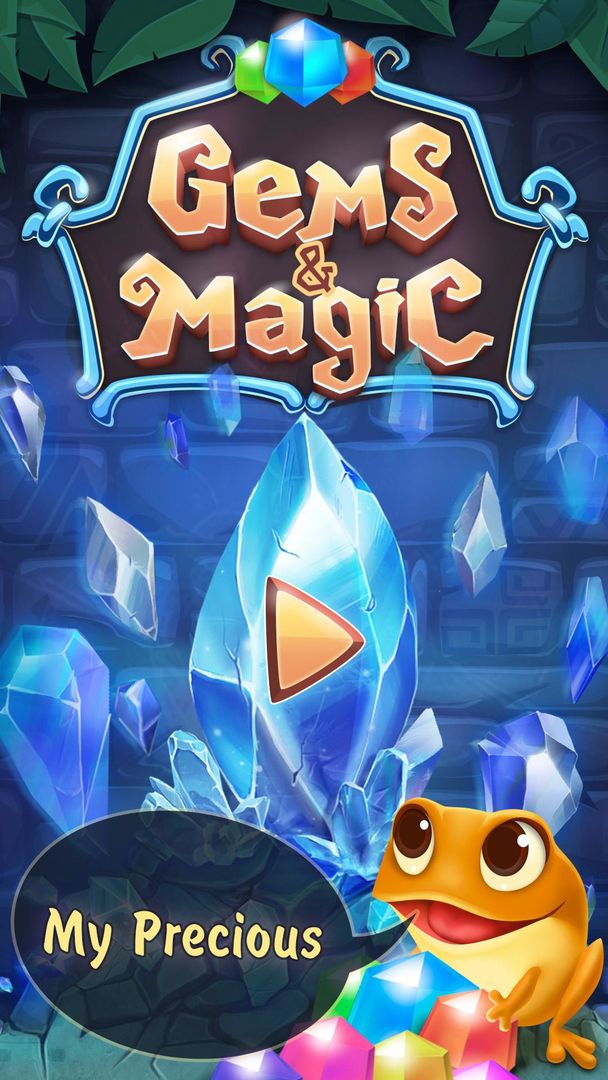 Screenshot of Gems & Magic adventure puzzle