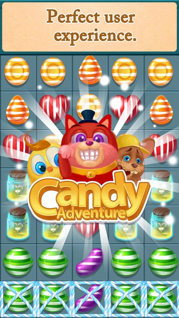 Funny Candy Adventure 게임 스크린 샷