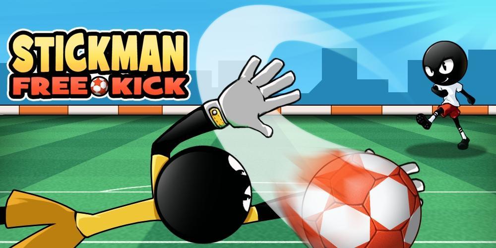Stickman Free Kick 게임 스크린 샷