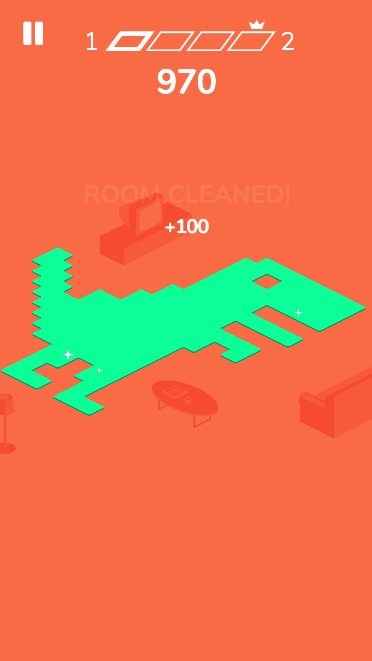 Cuplikan Layar Game Clean the Room! duo vacuum