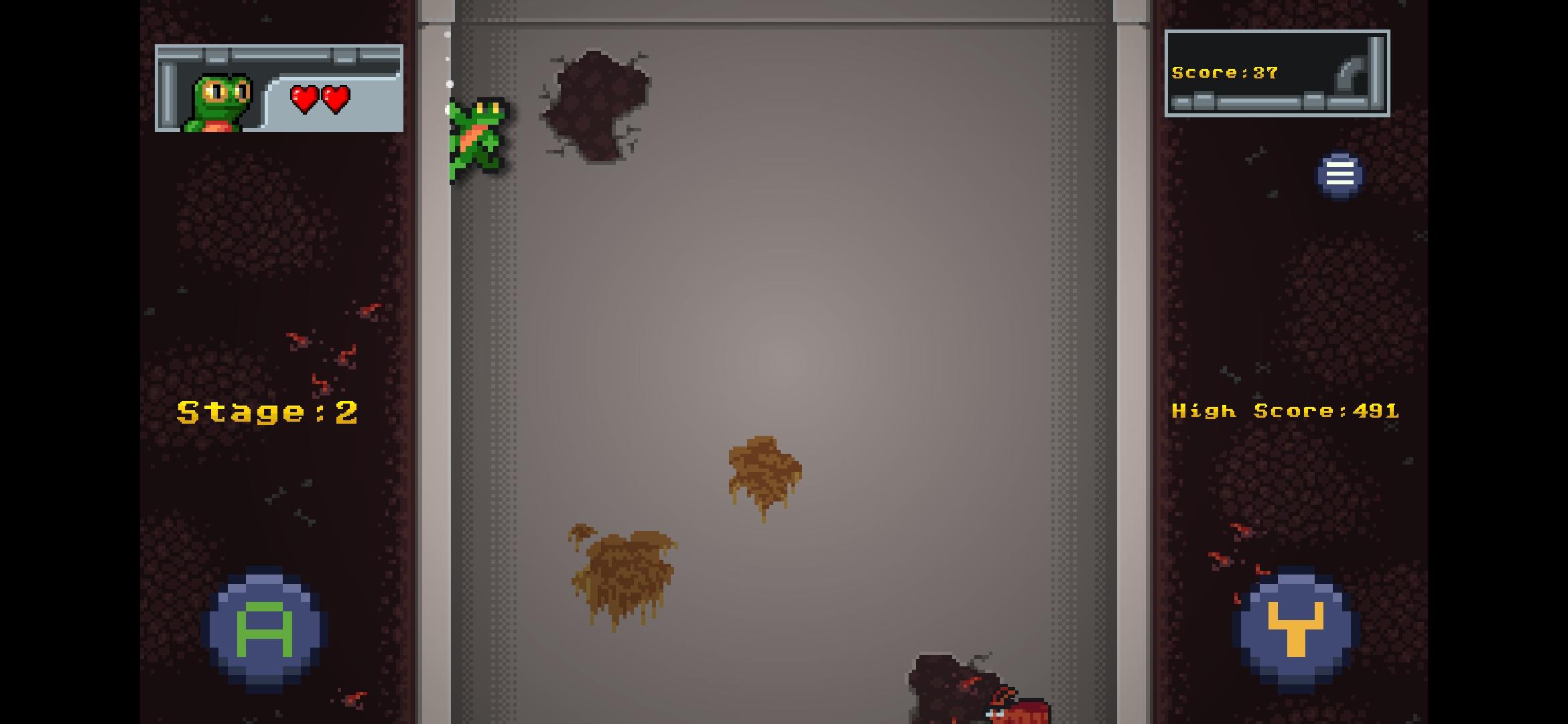 Geko: Entering The Pipe Game Screenshot
