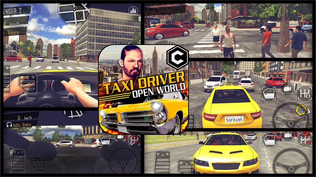 Crazy Open World Taxi Driver ภาพหน้าจอเกม