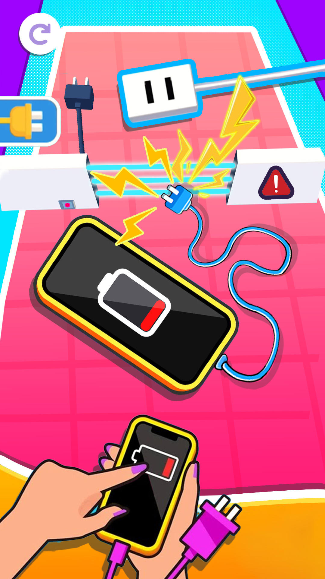 Cuplikan Layar Game Plug Master: Power up 3d