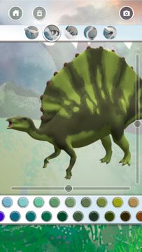 Dinosaurs 3D Coloring Book Game Screenshot