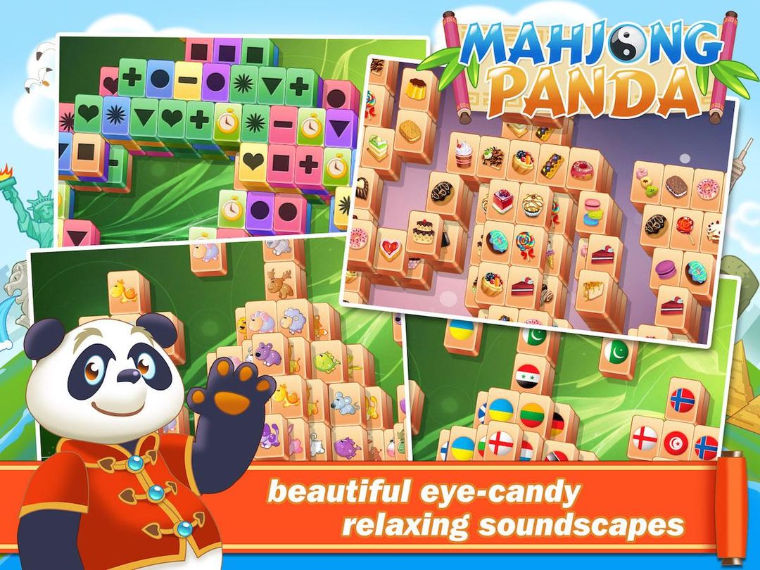 Mahjong Panda 게임 스크린 샷