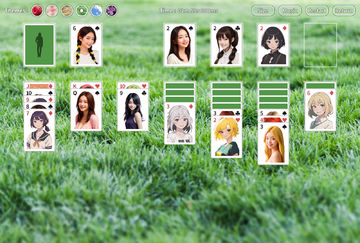 Beauty Solitaire Game Screenshot