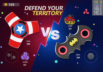 Realtime Fidget Spinner Games Game Screenshot