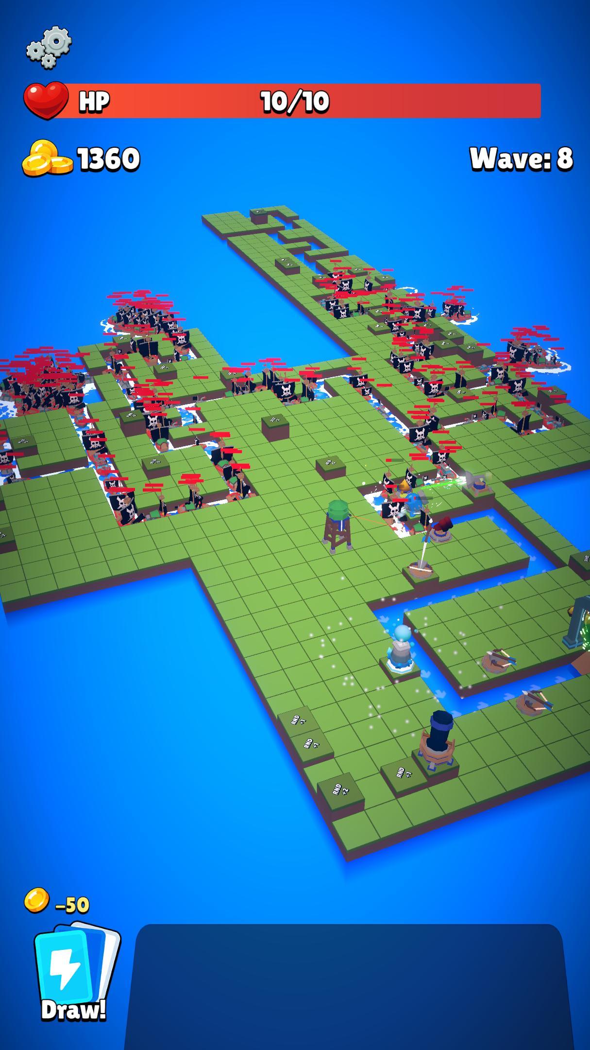 Screenshot of Endless Island TowerDefense-TD