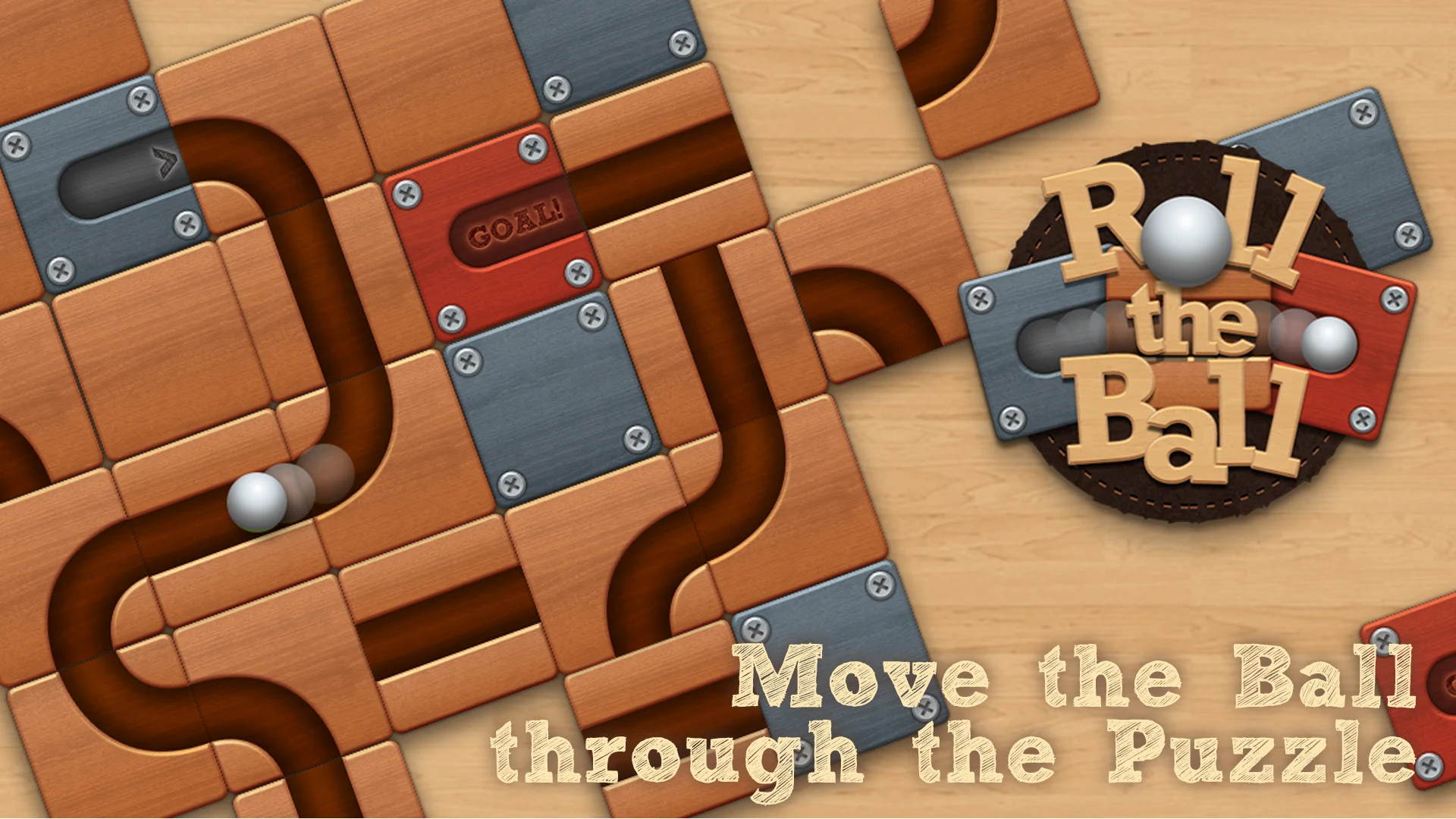 Slide The Ball: puzzle ภาพหน้าจอเกม