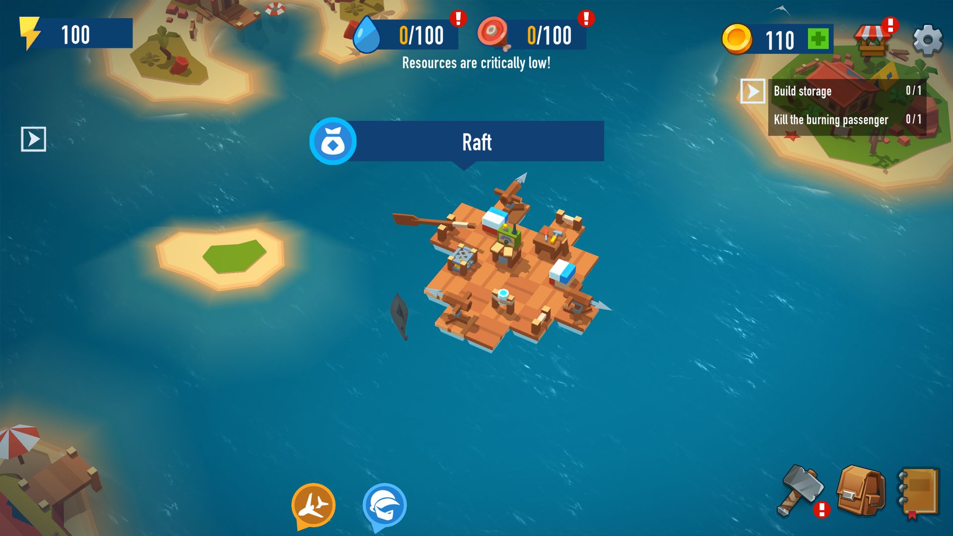 Screenshot of Grand Survival - Raft Games