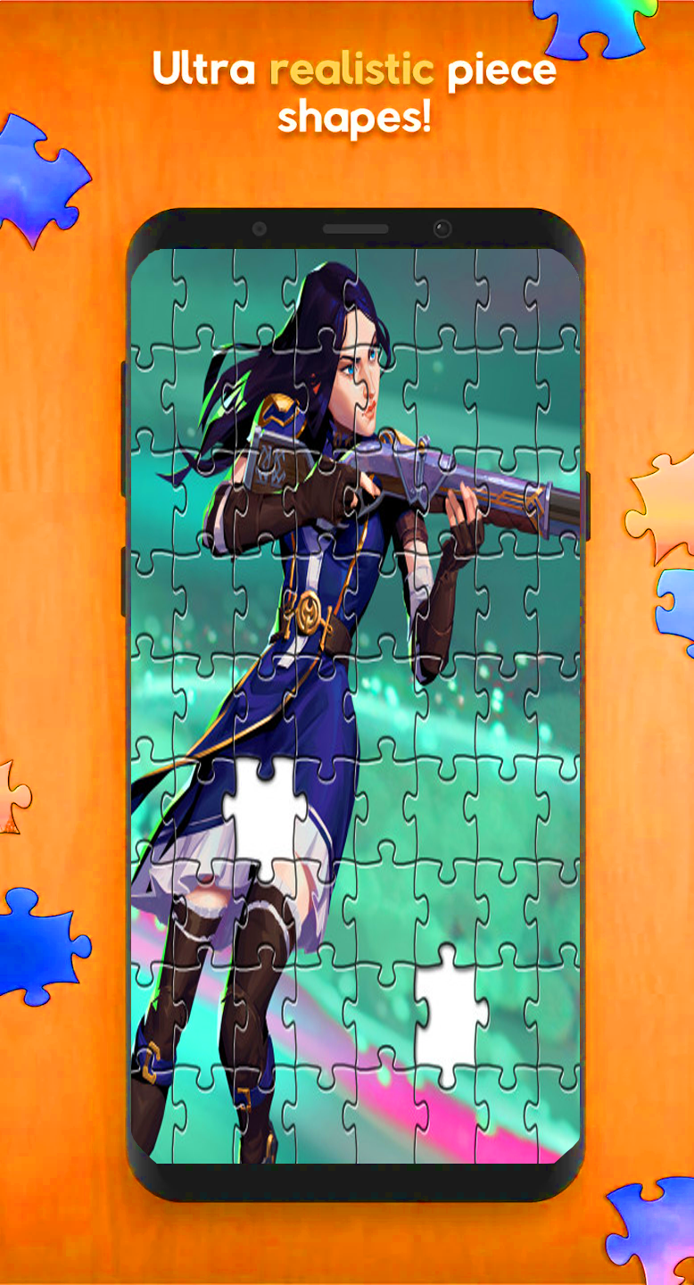 Screenshot of Arcane Anime Jigsaw Puzzle