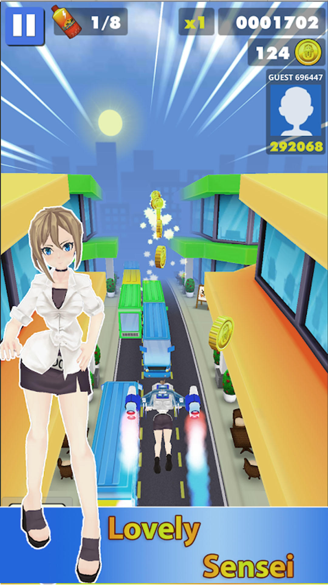 Subway Endless - Princess Run Game Screenshot