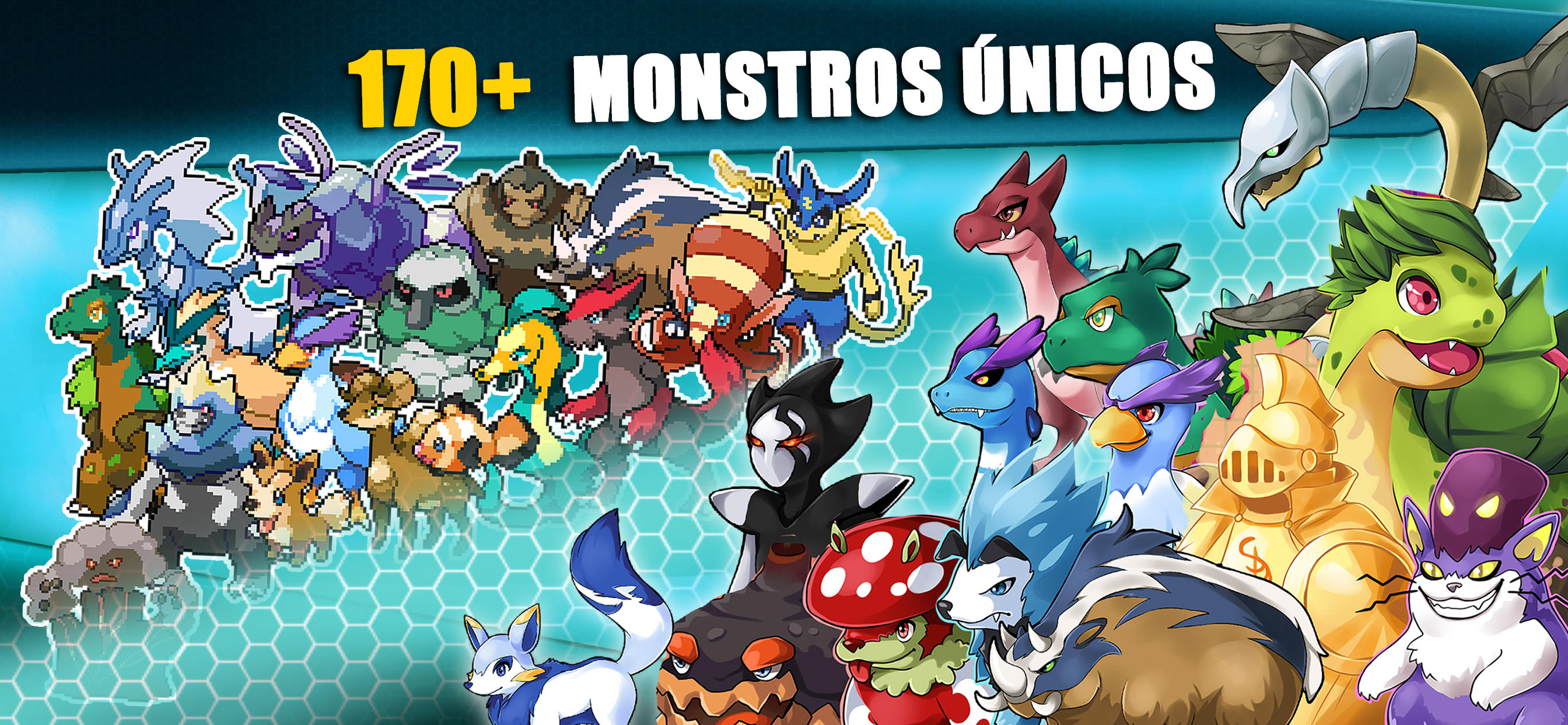Captura de Tela do Jogo EvoCreo: Jogo de monstros