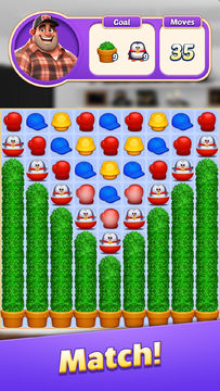 Dream Mancave - Match 3 Games Game Screenshot