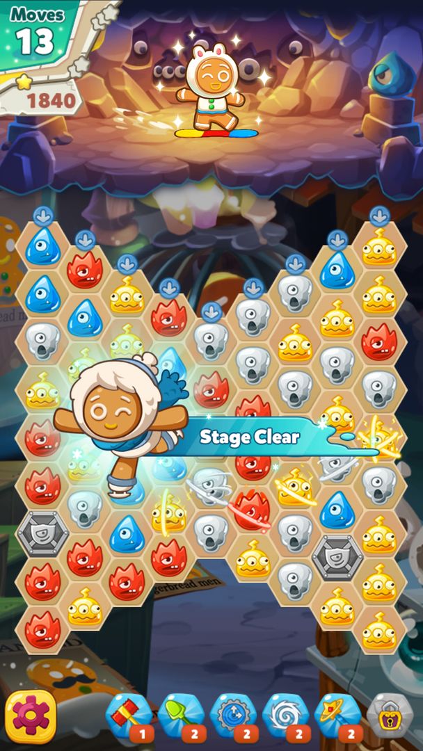 Monster Busters: Ice Slide screenshot game