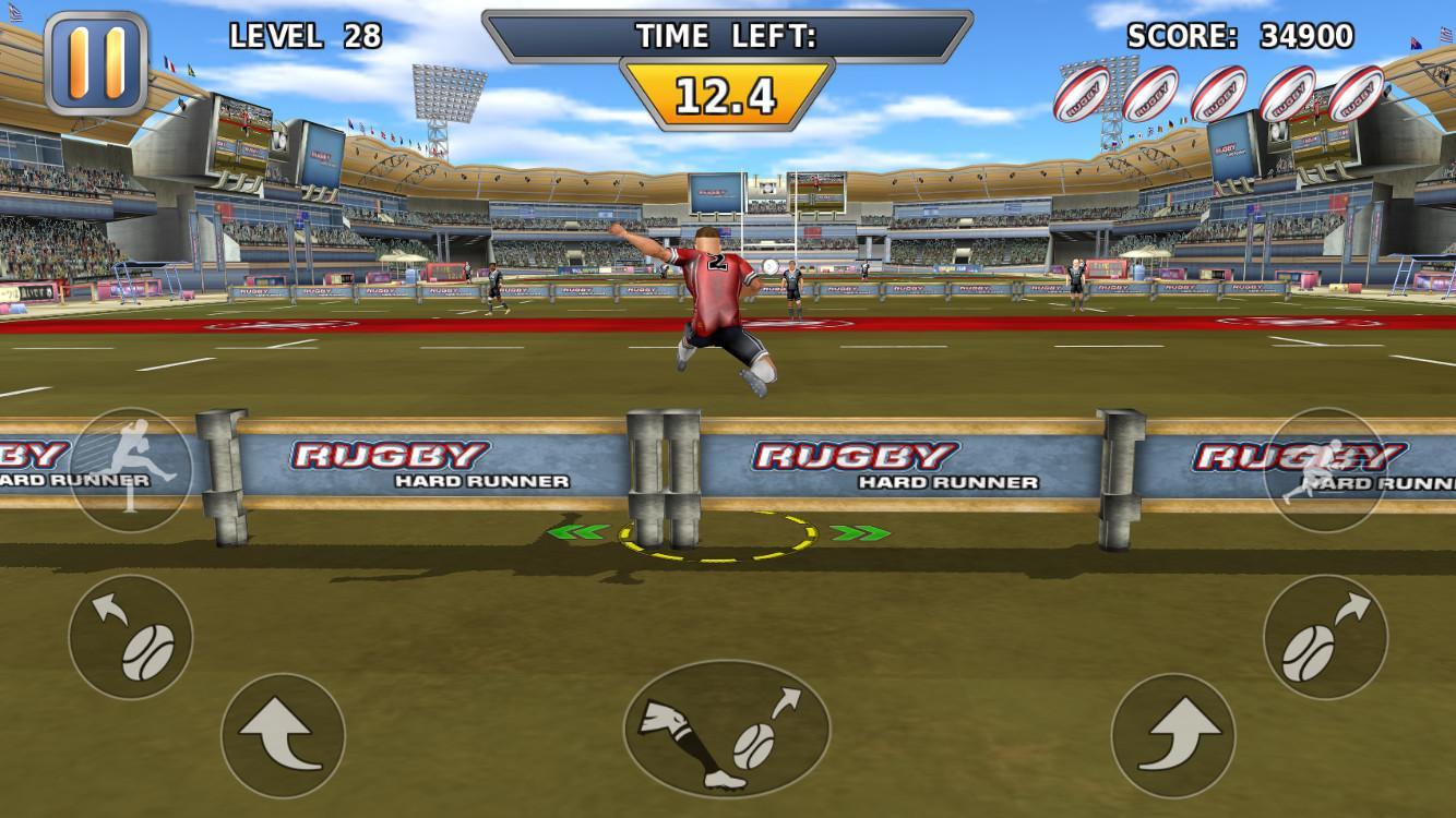 Rugby: Hard Runner Game Screenshot