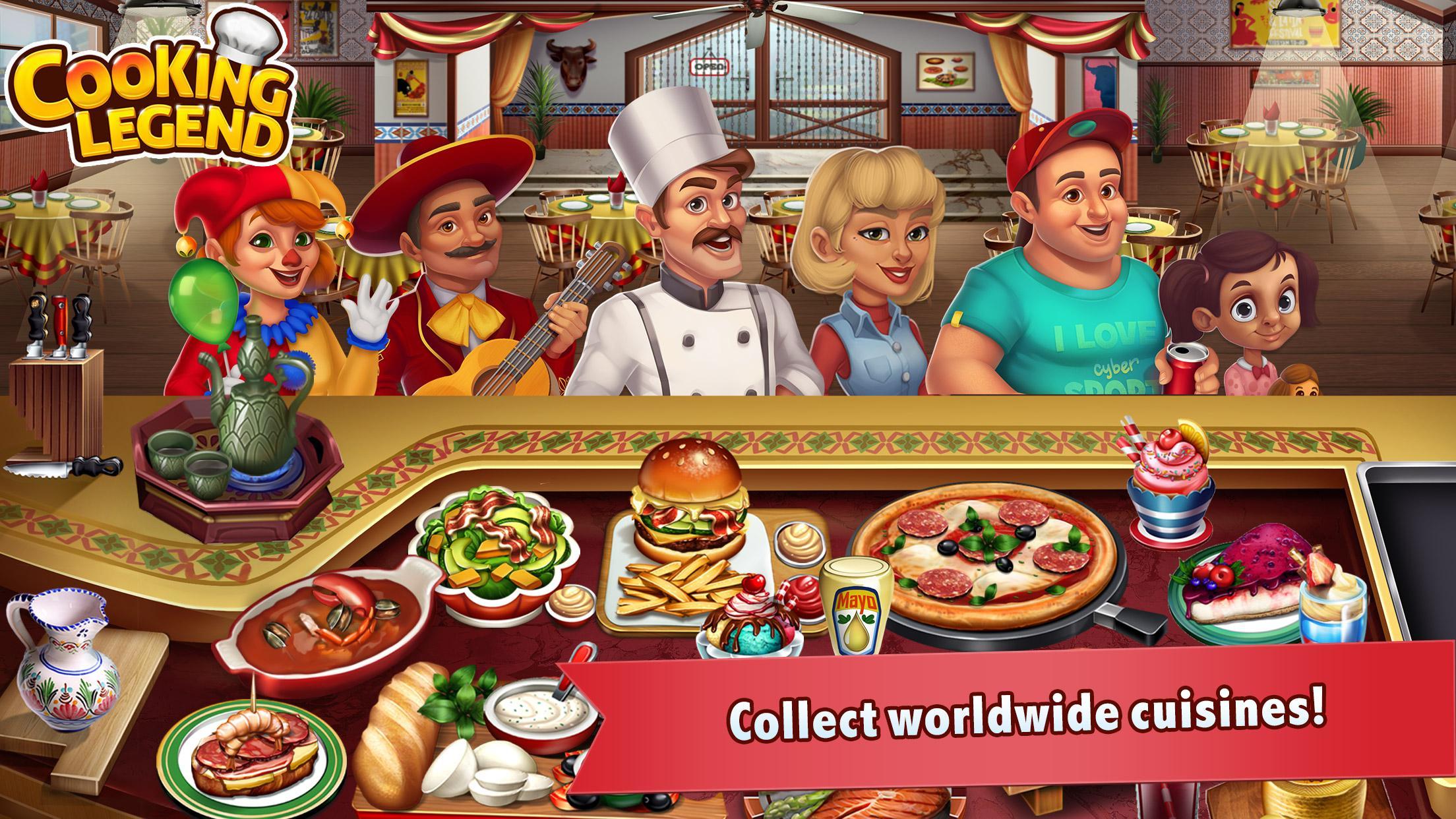 Cooking Legend Fun Restaurant Game Screenshot