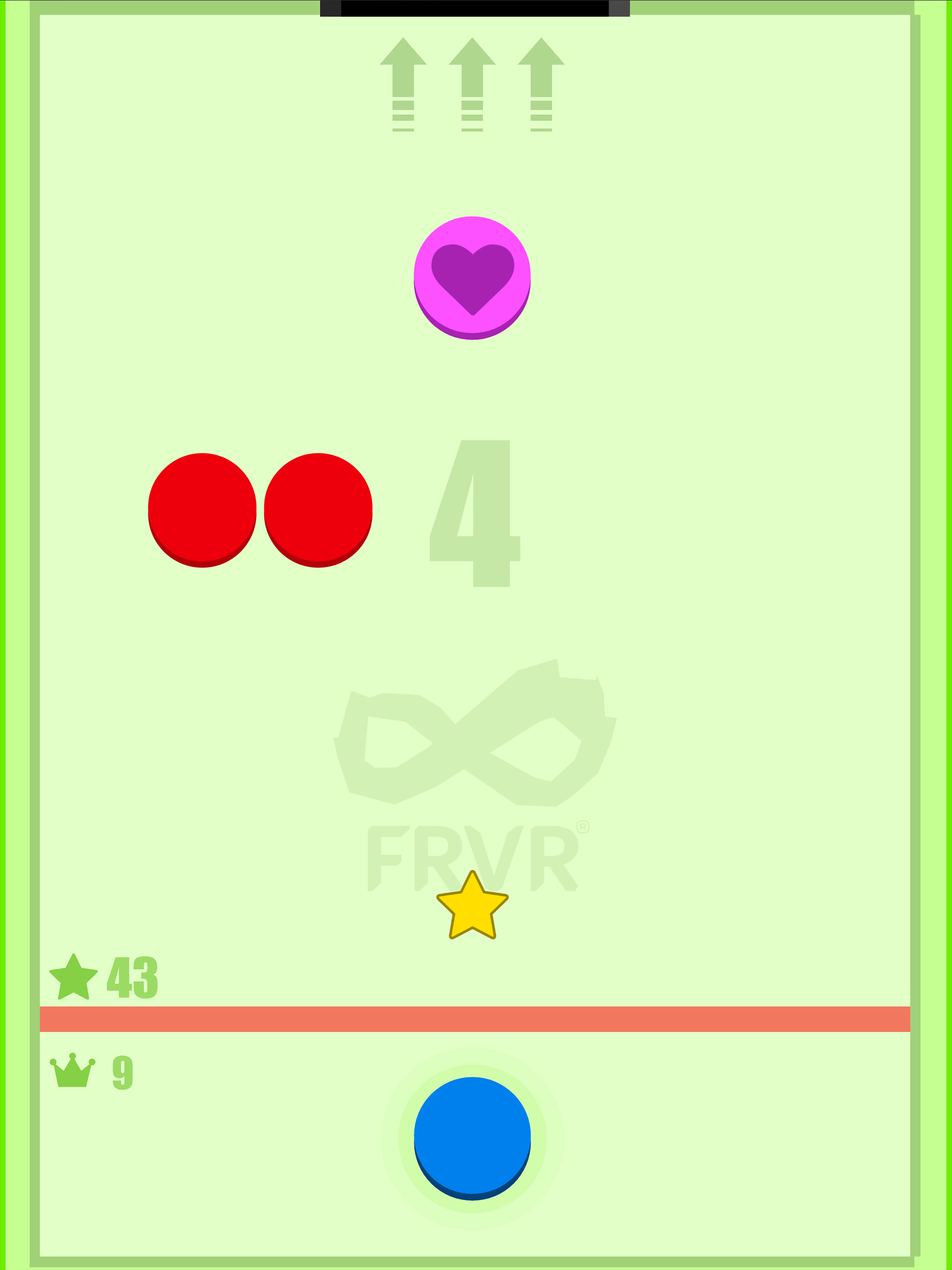 Air Hockey FRVR ゲームのスクリーンショット