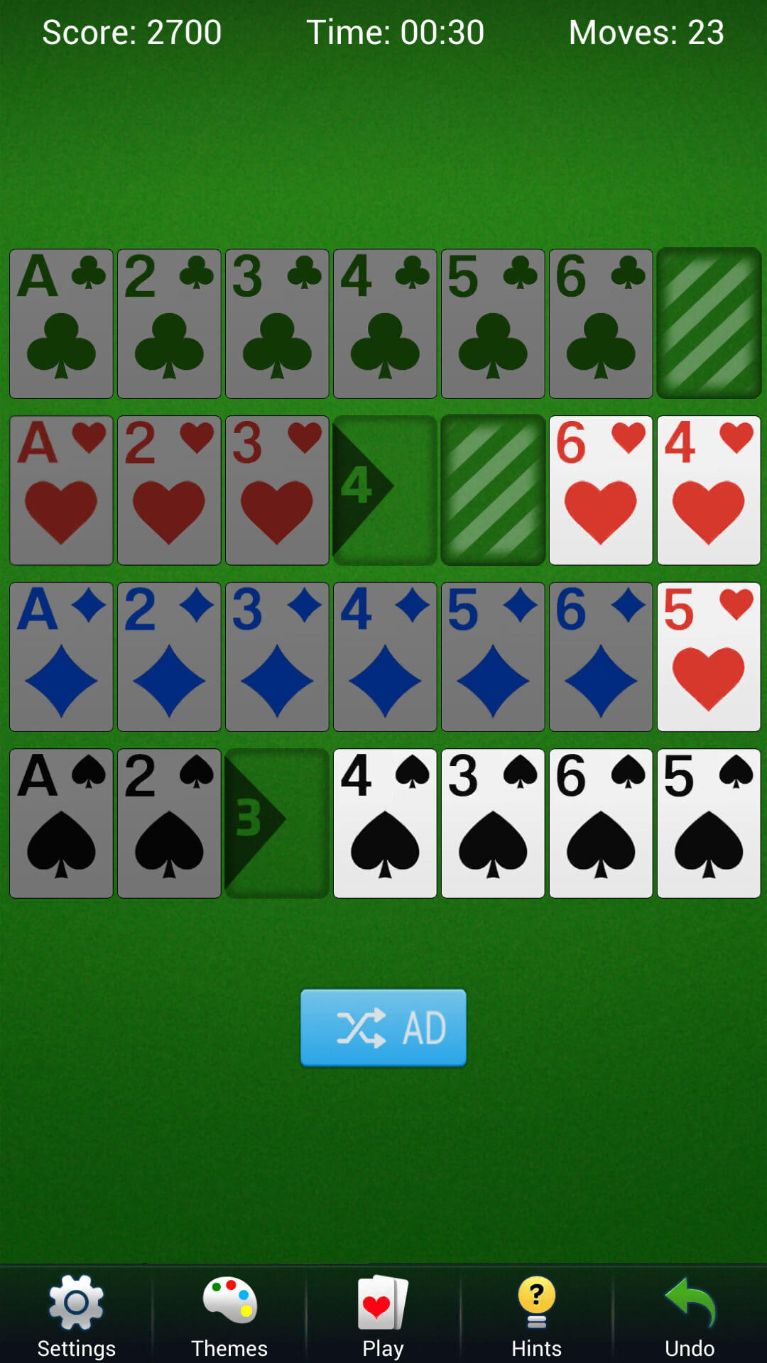 Cuplikan Layar Game Addiction Solitaire: Card Game