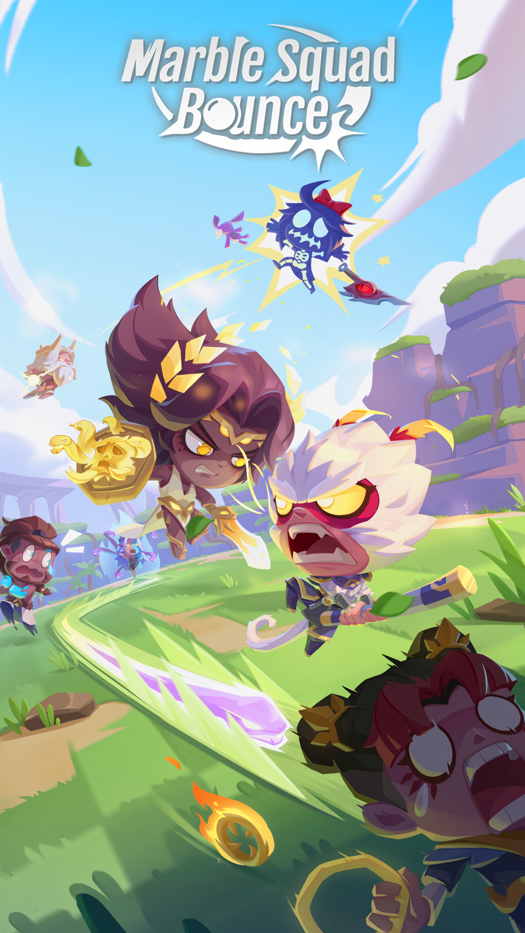 Captura de Tela do Jogo Marble Squad: Bounce!