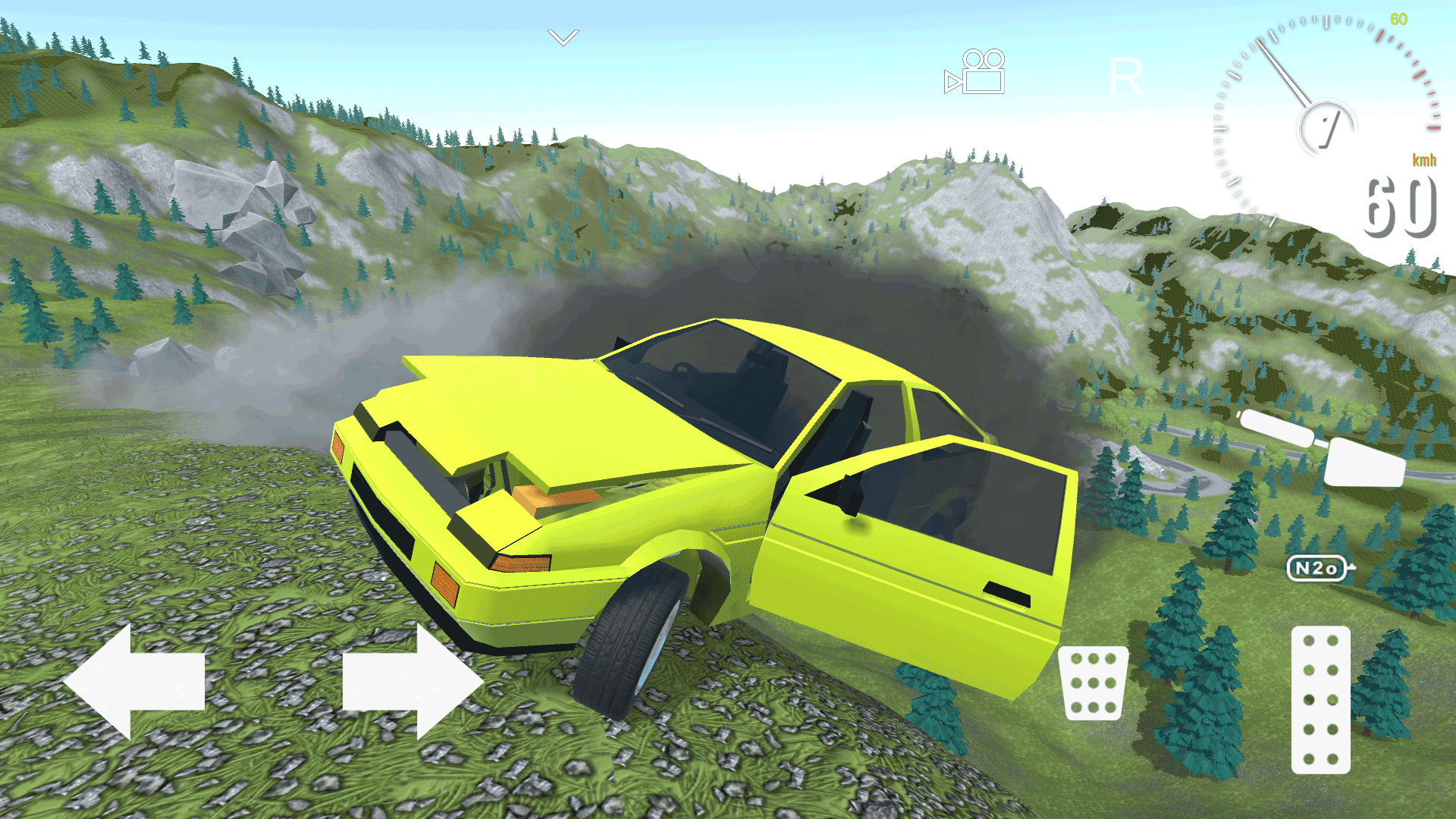 Screenshot of X Car: Crazy Desert Crash