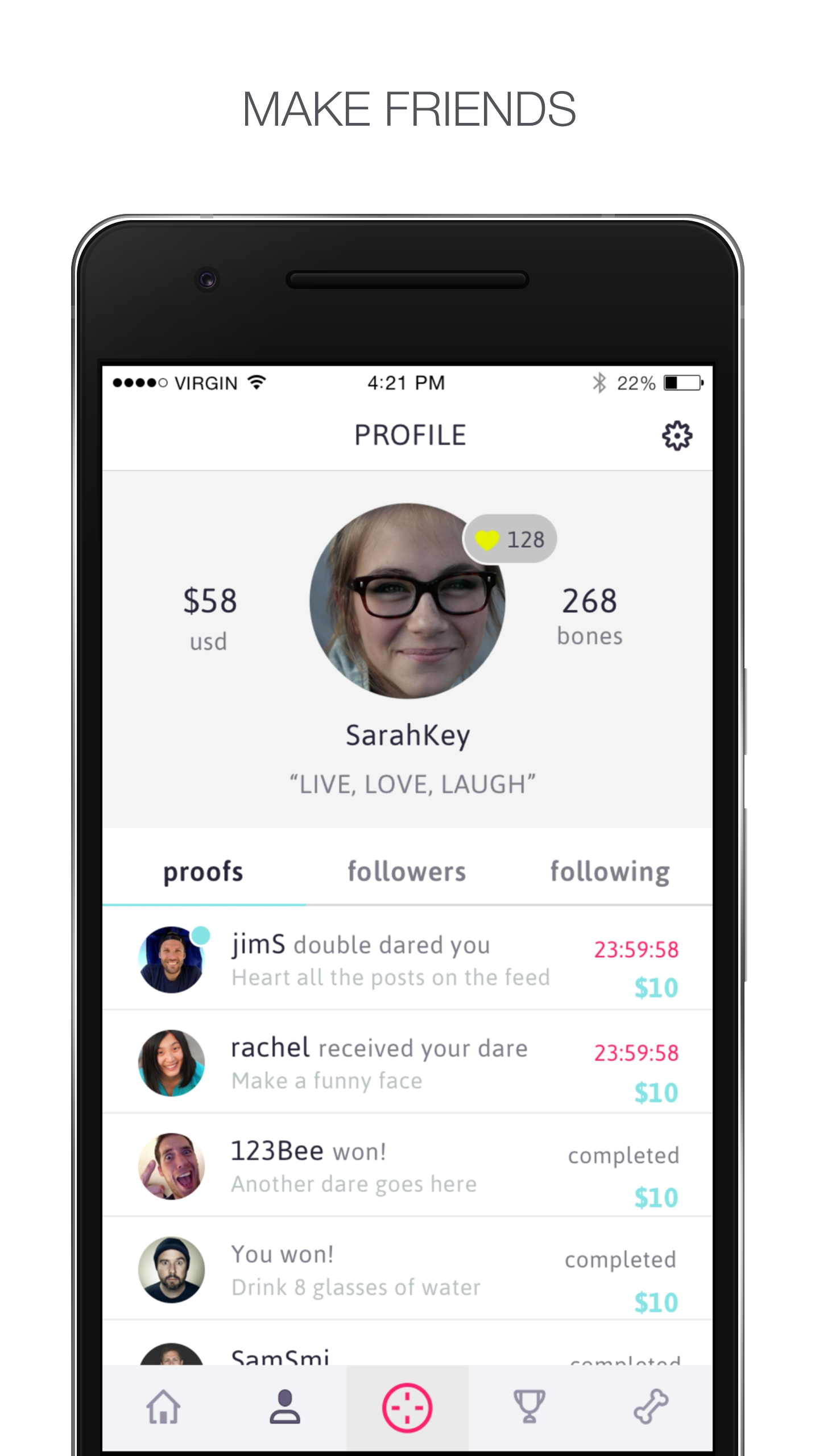 Double Dog: Dare, Money, Fame, Nerve 게임 스크린샷