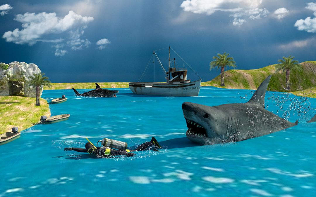 Screenshot of Shark Hunting Deep Dive