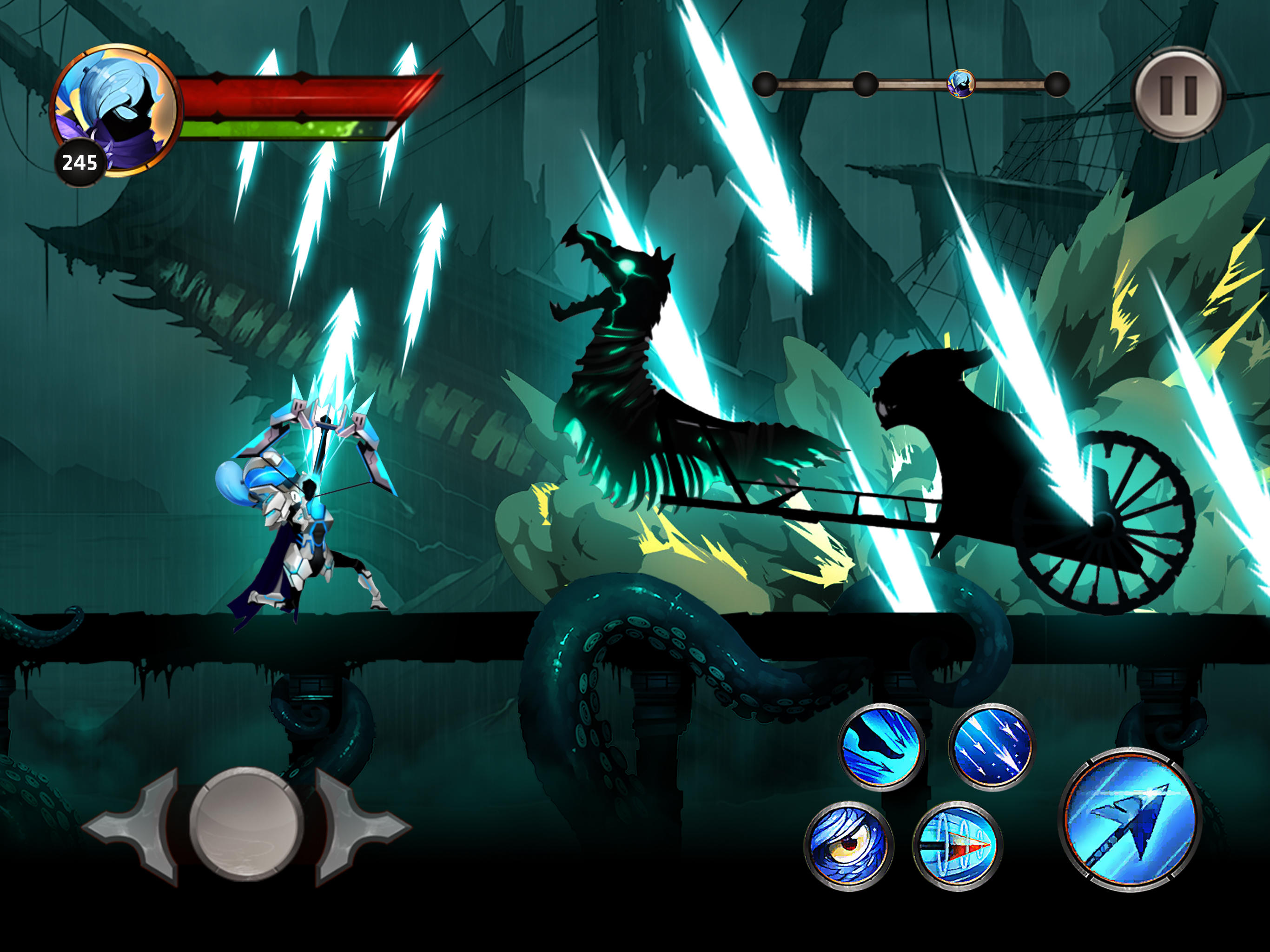 Stickman PvP Online - Dragon Shadow Warriors Fight Mobile Games 