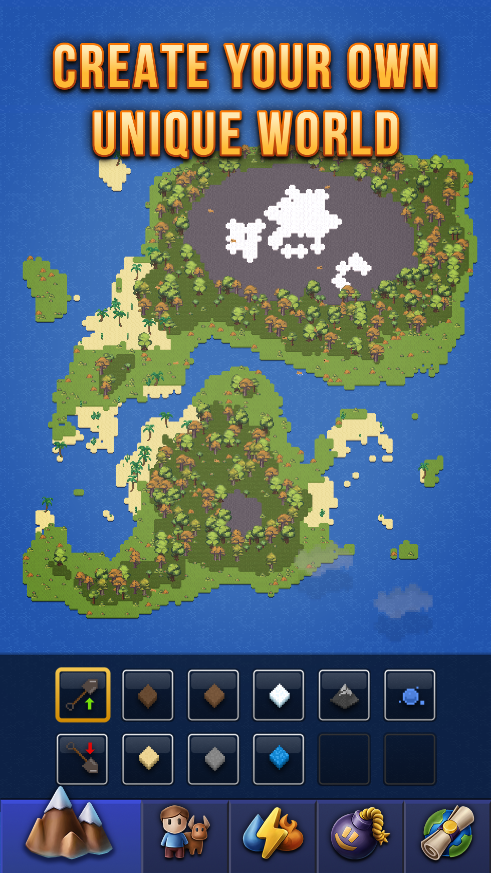 Screenshot 1 of God Simulator - Sandbox Mod e Open World 1.1.1