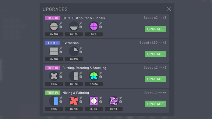 Shapez - Factory Game Game Screenshot