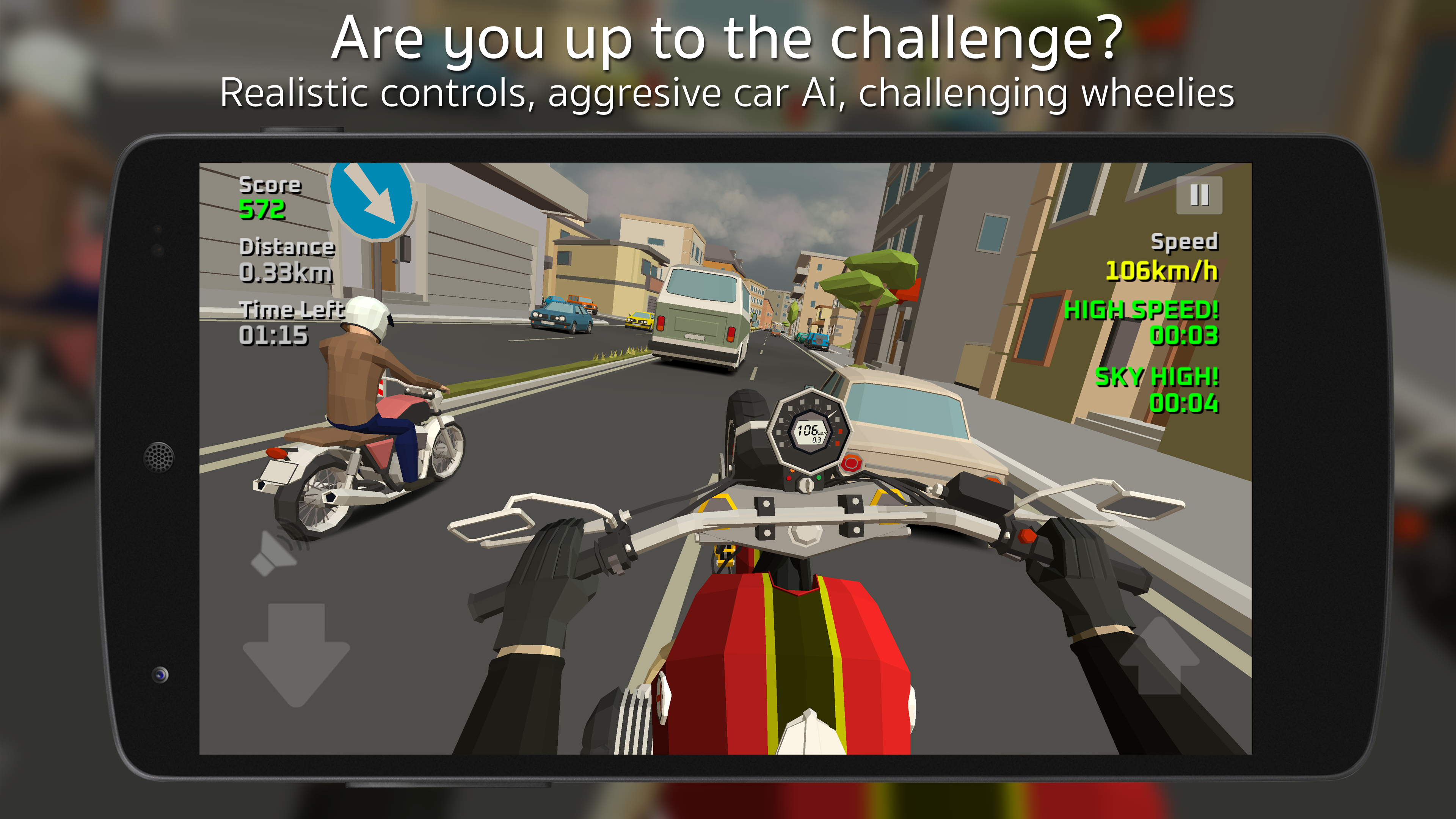 Cafe Racer Game Screenshot